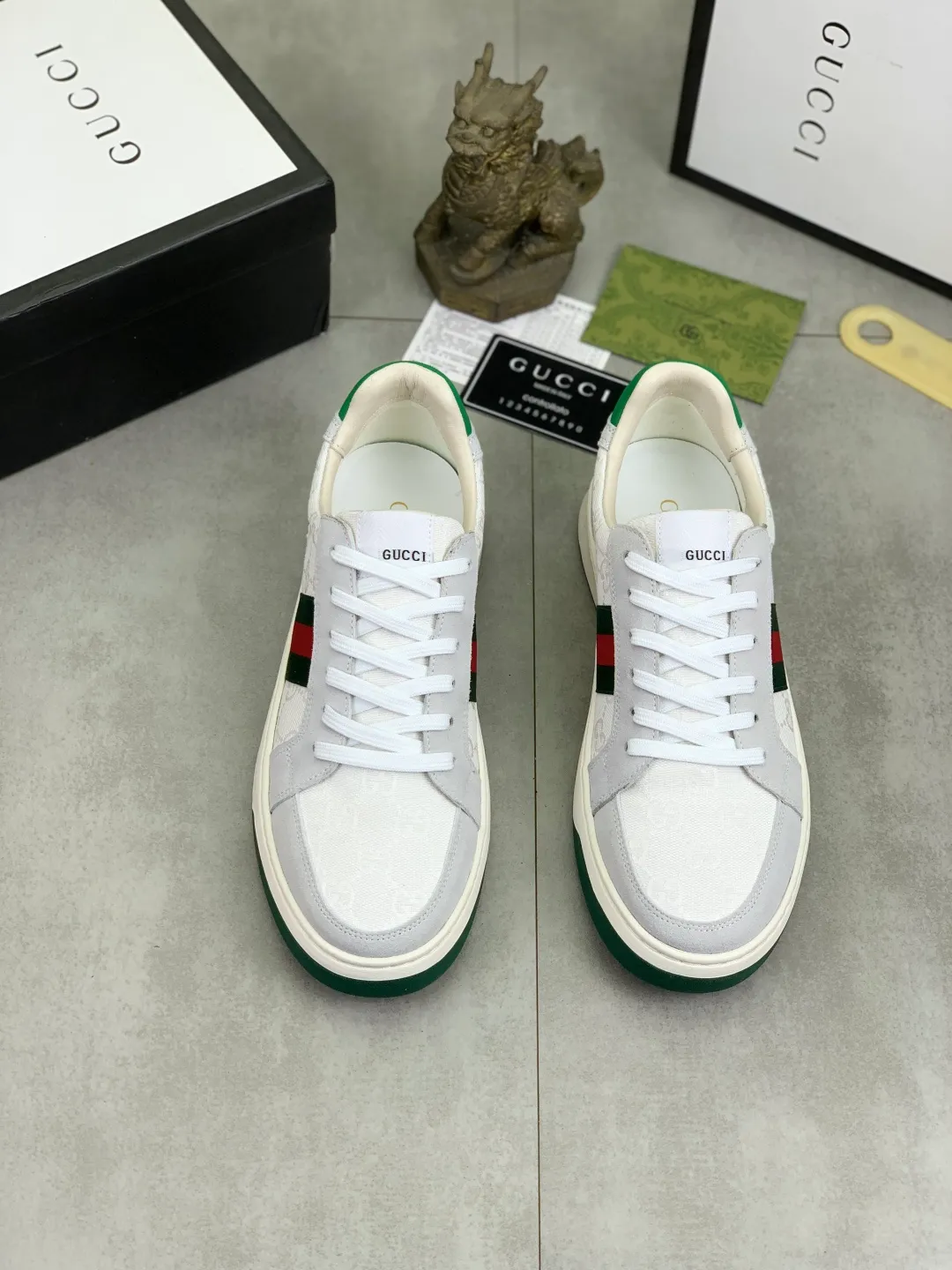 Men's men's shoes 💰P420💰【New model】 🆘 The latest model from Gucci official website🎁Classic casual and fashionable men's shoes👟Best model💥The style is simple and elegant, exclusive for trendy men. Unique official website latest brand elements👑Gucci original decoration, fashionable and generous, the fabric is made of original soft calfskin➕Comfortable soft pigskin lining ✅Wear-resistant rubber outsole specified on the official website_Full of elasticity, the classic model taken at the counter 🎬Color: 3️⃣colors available😍Number of codes: 38-44 (45 46 customized)